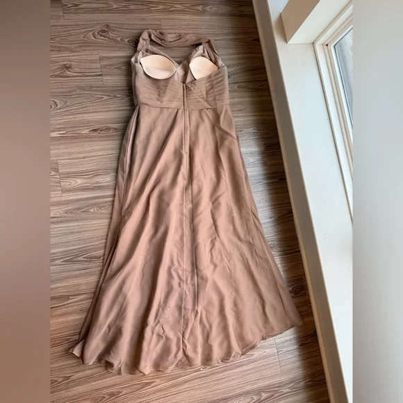 Jordan Beige A-Line Gown | Size 16 - Picture 10 of 10